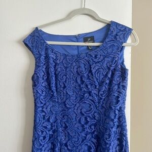 Adrianna Pappel blue lace dress